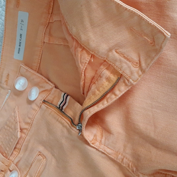 Pilcro and the Letterpress By Anthropologie High-Rise Flare Size 31 Crop Pants - Picture 15 of 15